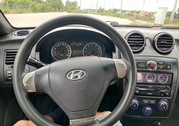 Hyundai Coupe cena 17500 przebieg: 280790, rok produkcji 2007 z Dobrzany małe 191